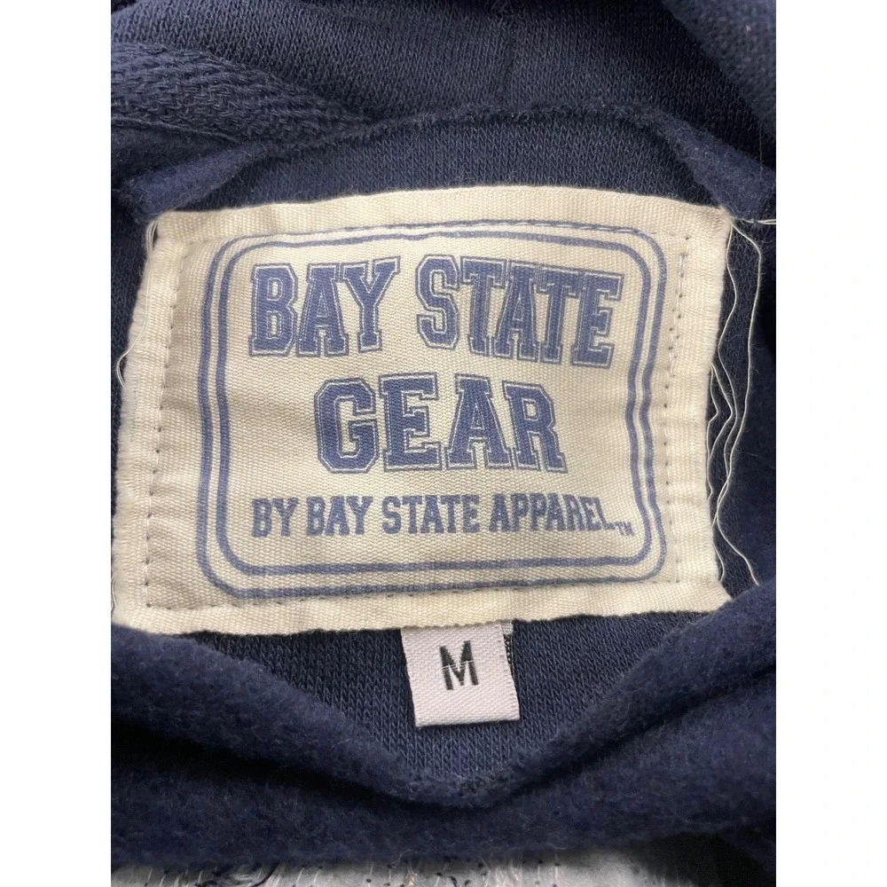 Bay State Gear Marthas Vineyard Hoodie Navy Blue Massachusetts Sweatshirt Medium